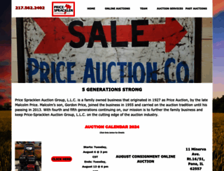 priceauction.com screenshot