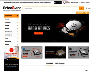 priceblaze.com screenshot