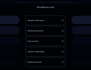 pricebonus.com screenshot