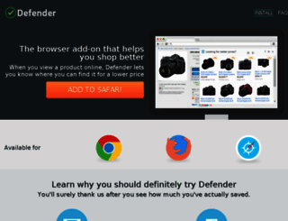 pricedefend.com screenshot