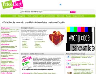 pricedefy.es screenshot