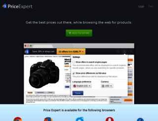 priceexpert.com screenshot