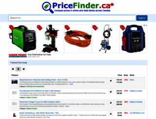 pricefinder.ca screenshot