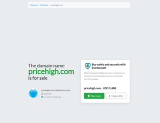 pricehigh.com screenshot