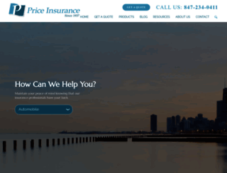 priceinsurance.us screenshot