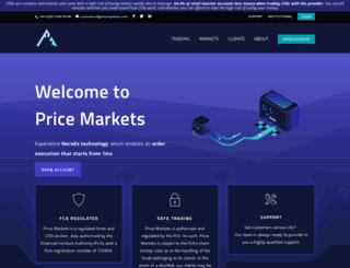 pricemarkets.com screenshot