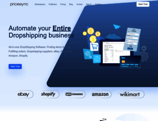 pricesync.com screenshot
