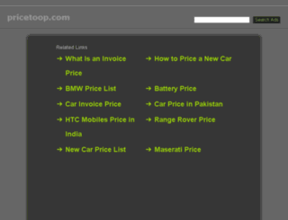 pricetoop.com screenshot