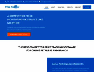 pricetrakker.com screenshot
