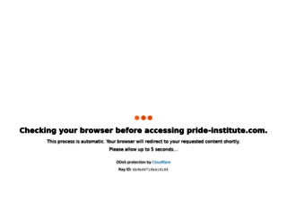prideinstitute.net screenshot