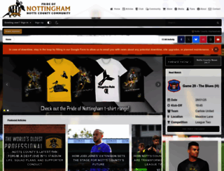 prideofnottingham.co.uk screenshot