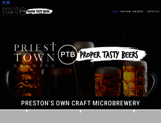 priesttownbrewing.com screenshot