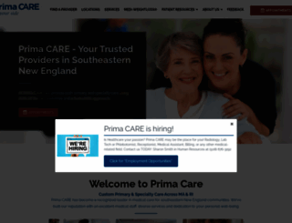prima-care.com screenshot