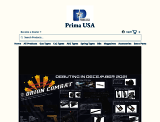 primaairsoft.com screenshot