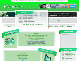 primaclix.com screenshot