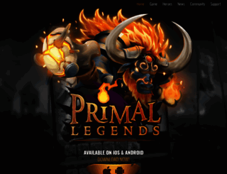 primal-legends.com screenshot