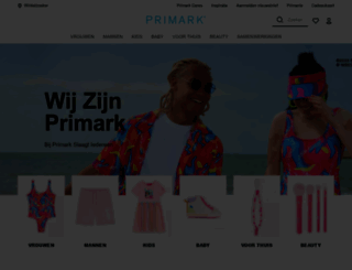primark.nl screenshot
