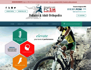 primarycaresportsmedicine.com screenshot