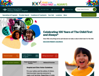 primarychildrens.org screenshot
