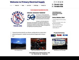 primaryelectric.com screenshot