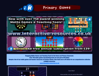 primarygames.co.uk screenshot