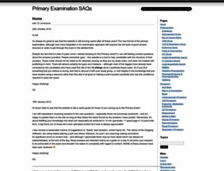primarysaqs.wordpress.com screenshot