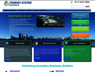 primarysystemsolutions.com screenshot
