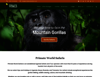 primateworldsafaris.com screenshot