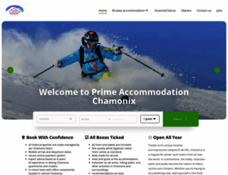 prime-accommodation-chamonix.com screenshot