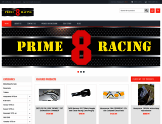 prime8racing.com.au screenshot