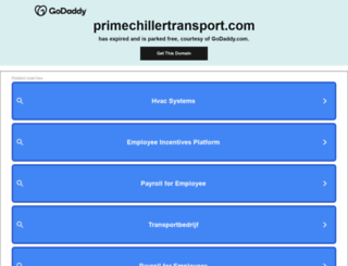 primechillertransport.com screenshot