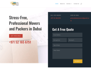 primedubaimovers.com screenshot