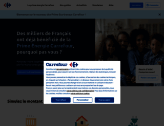 primeecotravauxcarrefour.com screenshot