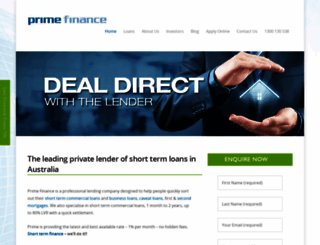 primefinance.com.au screenshot