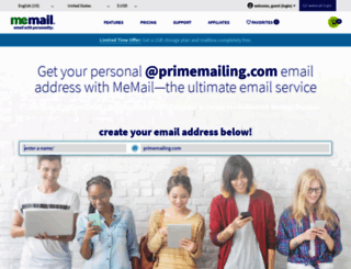 primemailing.com screenshot