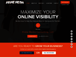 primemediaconsulting.com screenshot