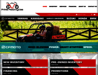 primemotorcycles.com screenshot