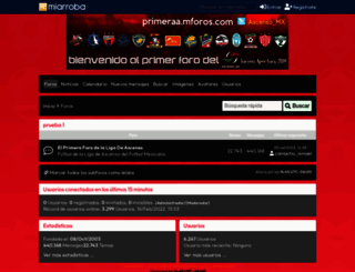 primeraa.mforos.com screenshot