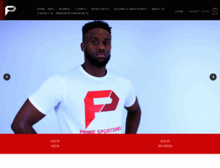 primesportswear.co.uk screenshot