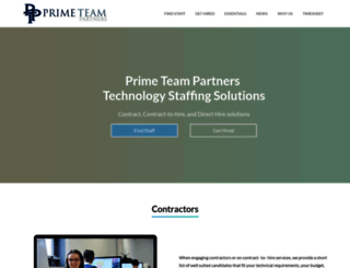 primeteampartners.com screenshot