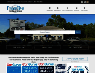 primetimemotorsnc.com screenshot