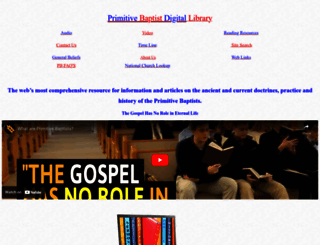 primitivebaptist.net screenshot