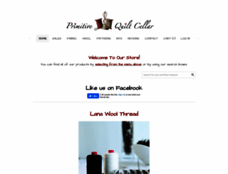 primitivequiltcellar.com screenshot