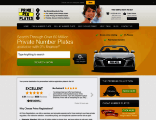 primoregistrations.co.uk screenshot