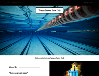 primossecaneswimclub.org screenshot