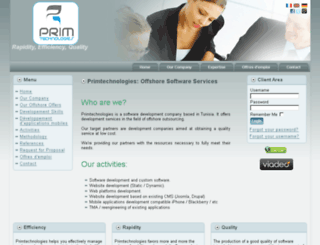 primtechnologies.com screenshot