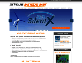 primuswindpower.com screenshot
