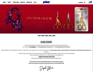 prince-int.com screenshot