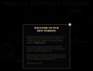 princecharlescinema.com screenshot