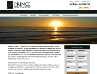 princefinancial.com screenshot